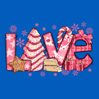 Love Pink Christmas Tree Cake Urban Hoodie | Teevron