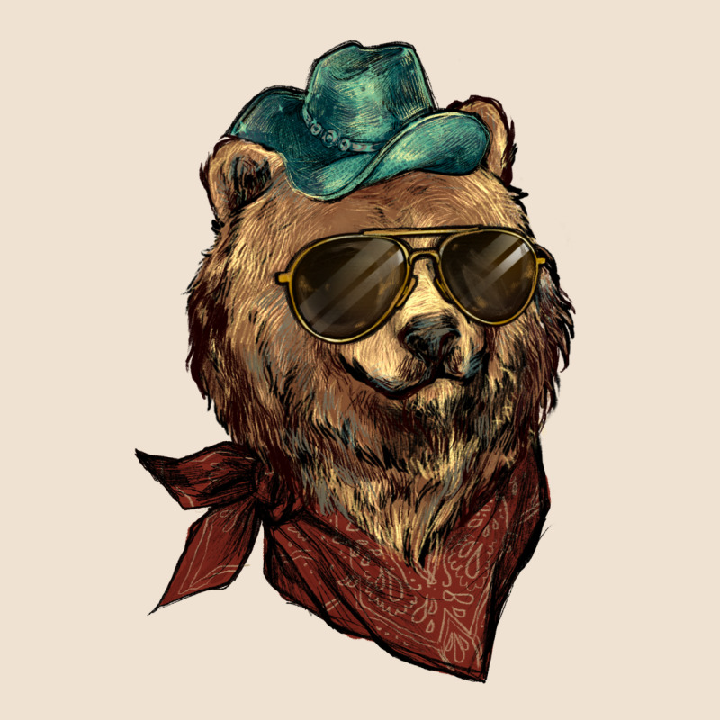 Bear Cowboy Urban Hoodie by NancyCooperArtShop | Teevron