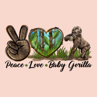 Peace Love Baby Gorilla Urban Hoodie | Teevron