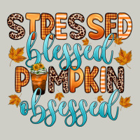 Stressed Blessed Pumpkin Obsessed Heavyweight Hoodie | Teevron