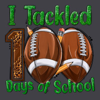 I Tackled 100 Days Of School Football Heavyweight Hoodie | Teevron