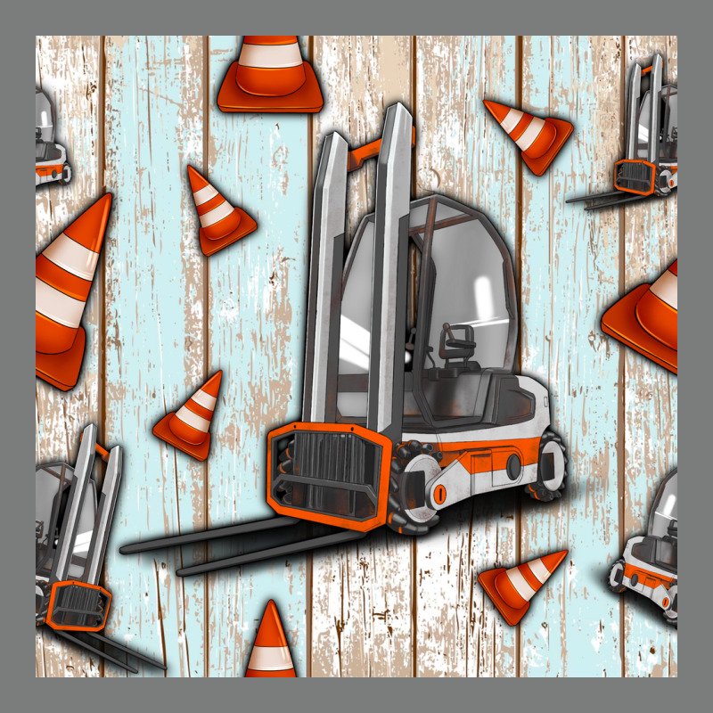 Forklift Seamless Pattern Premium Hoodie by BundleAndBundleShop | Teevron