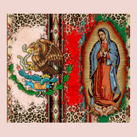 Virgin Mary Mexican Flag Premium Sweatshirt | Teevron