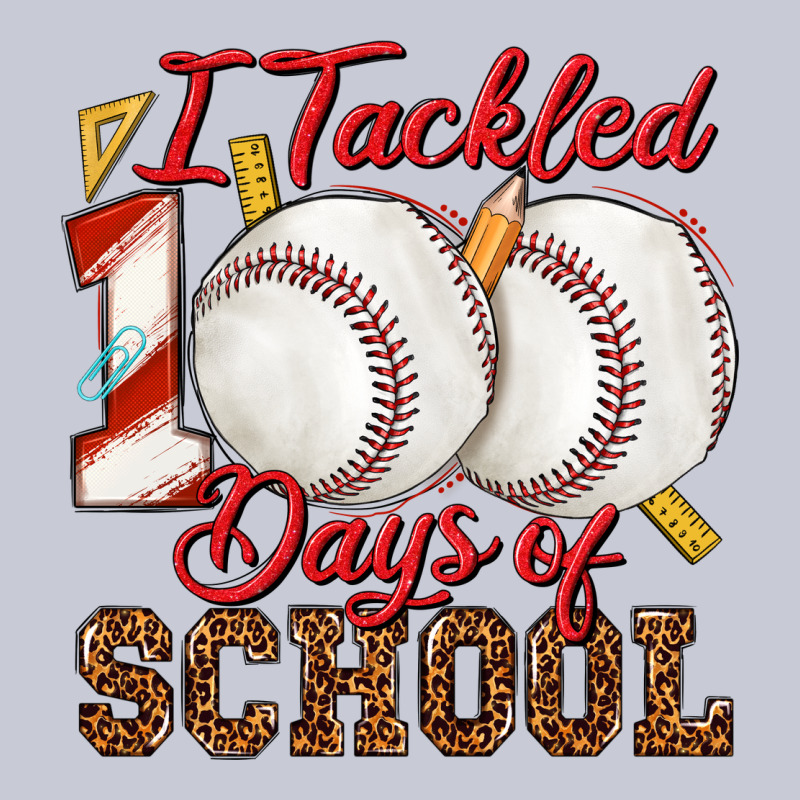 I Tackled 100days Of School Baseball Heavyweight Hoodie by texasbilliewilder | Teevron