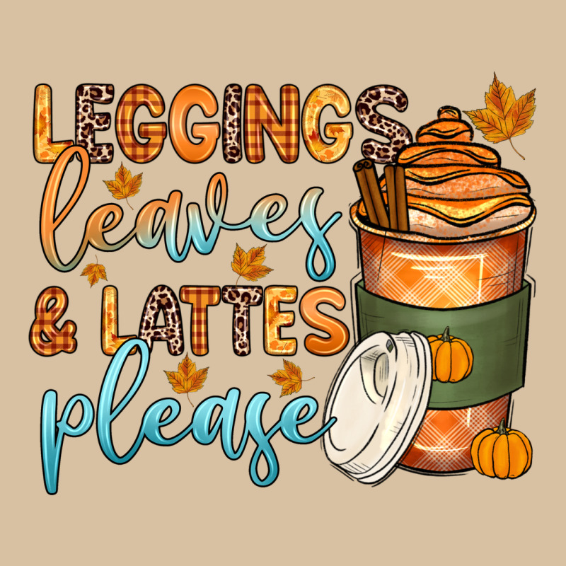 Leggins Leaves And Lattes Heavyweight Hoodie by Zillion Design Studio | Teevron