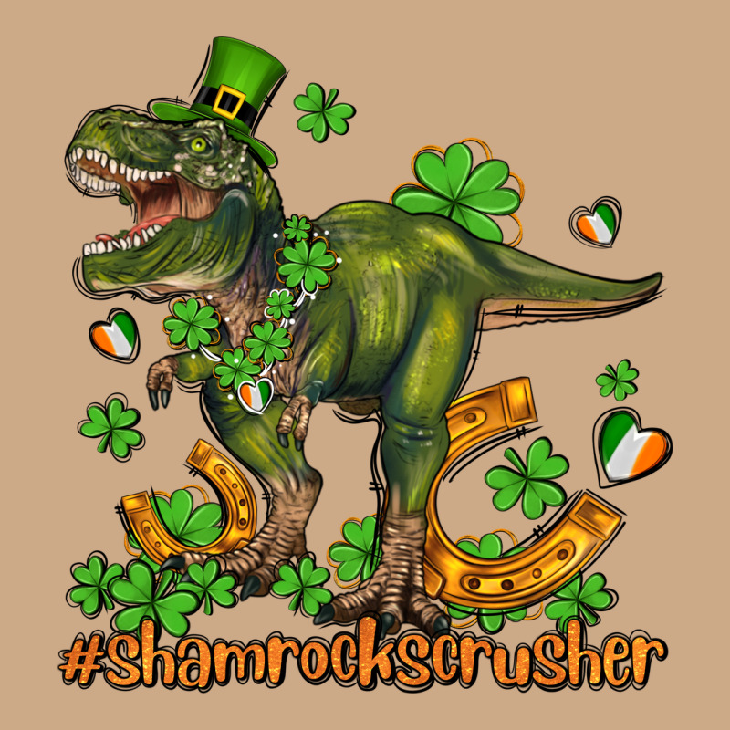 Shamrockscrusher T Rex And Horseshoe Vintage Hoodie by AdoDesignShop | Teevron