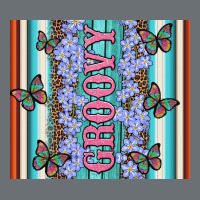 Groovy With Flowers And Butterflies Premium Hoodie | Teevron