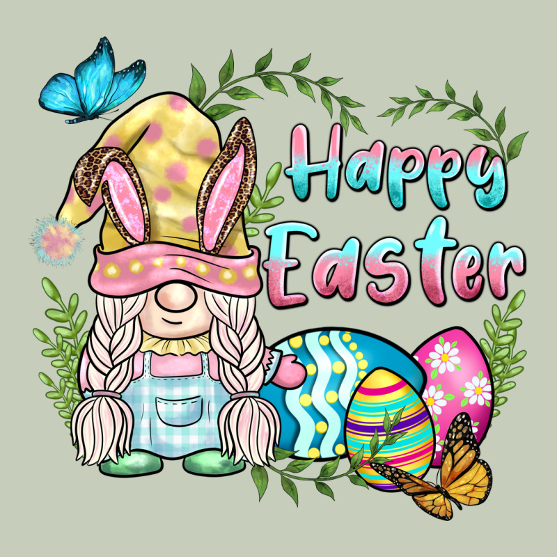 Happy Easter Bunny Gnome Long Sleeve Tee by BarkalooDesign | Teevron