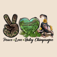 Leopard Peace Love Baby Chimpanzee Urban Hoodie | Teevron