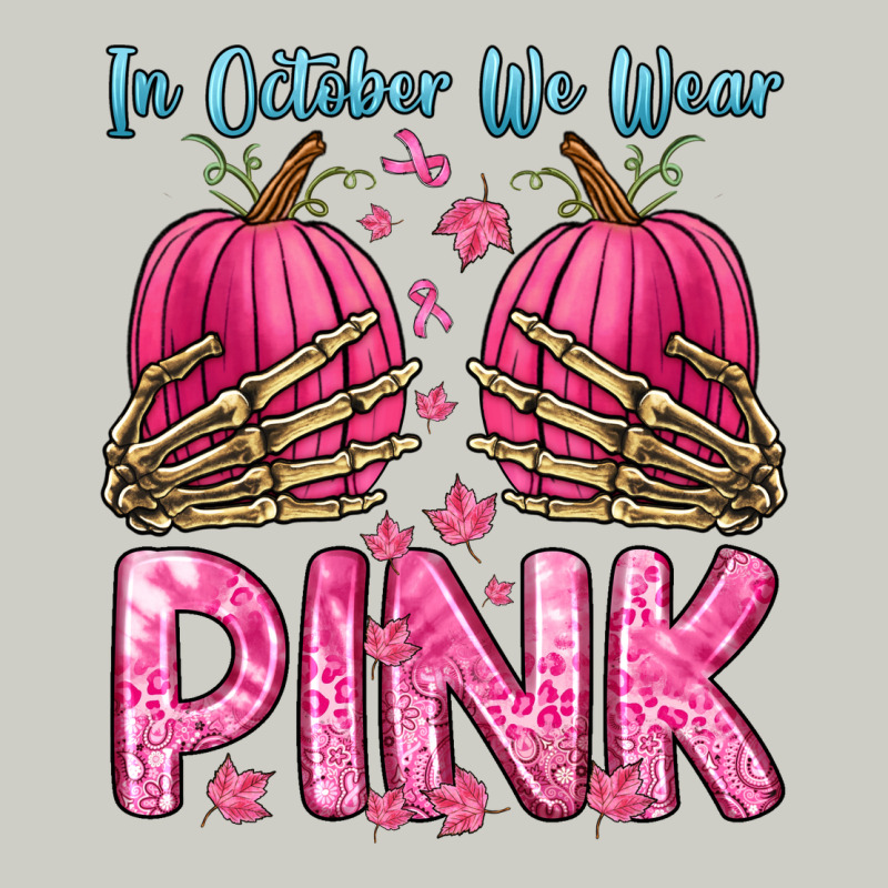 In October We Wear Pink Heavyweight Hoodie by Zillion Design Studio | Teevron