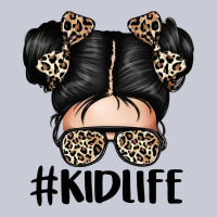 Kid Life Leopard Messy Bun Heavyweight Hoodie | Teevron