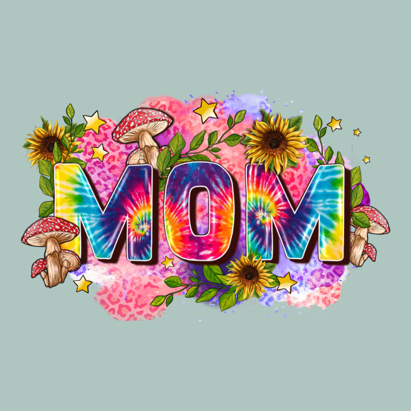 Tie Dye Mom Premium Sweatshirt by Zillion Design Studio | Teevron