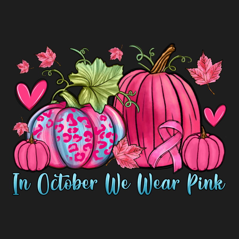 In October We Wear Pink Heavyweight Hoodie by Zillion Design Studio | Teevron