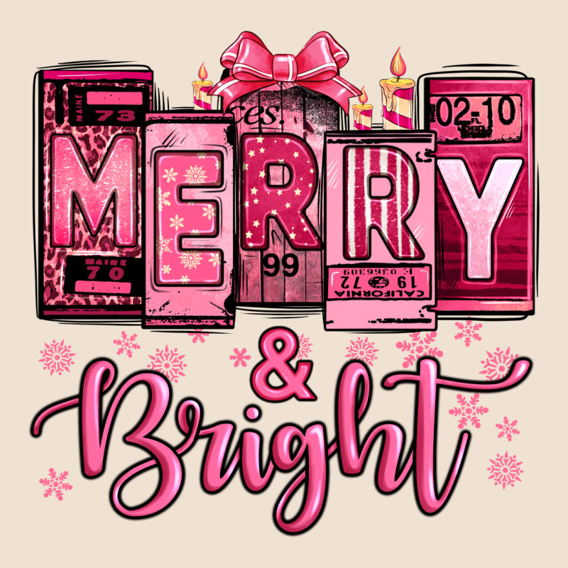 Merry And Bright Pink Christmas Urban Hoodie by Jasminsmagicworld | Teevron
