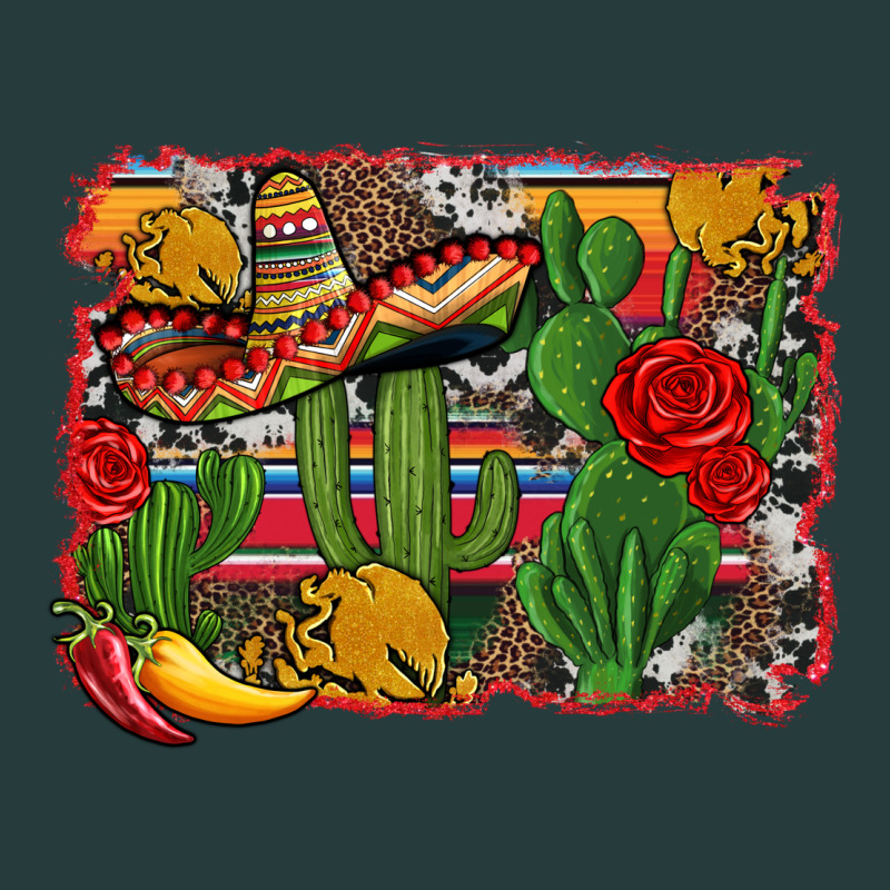 Mexican Cacti Background Premium Hoodie by Artiststas | Teevron