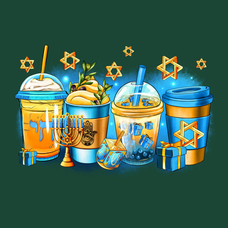 Hanukkah Coffee Urban Hoodie by Jasminsmagicworld | Teevron