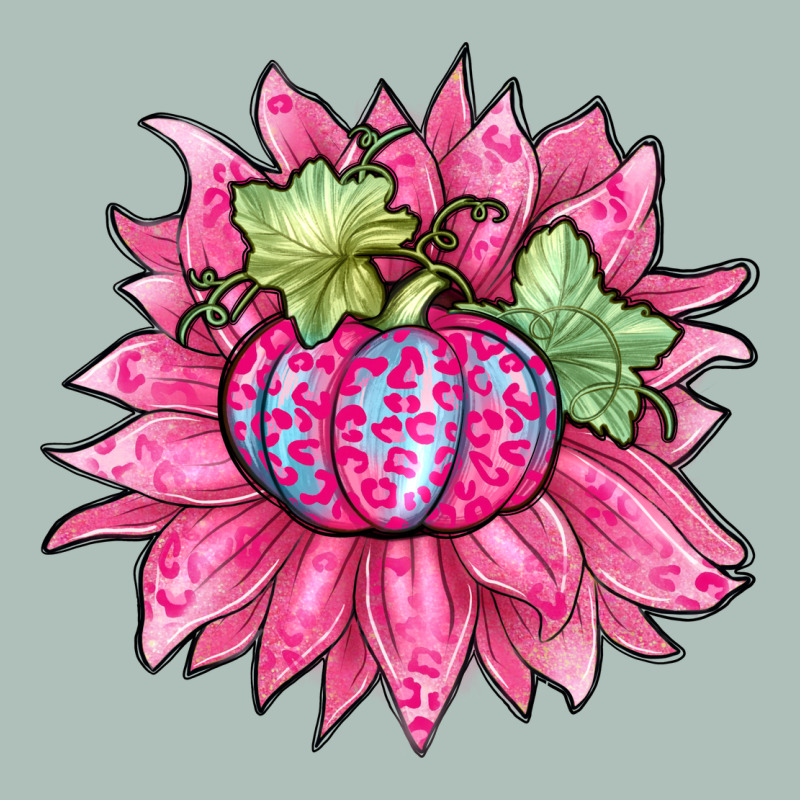Sunflower Pumpkin Breast Cancer Heavyweight Hoodie by Zillion Design Studio | Teevron