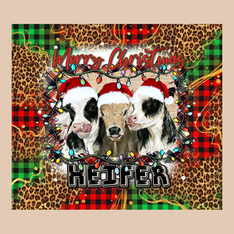 Merry Christmas Heifer Urban Hoodie by Jasminsmagicworld | Teevron