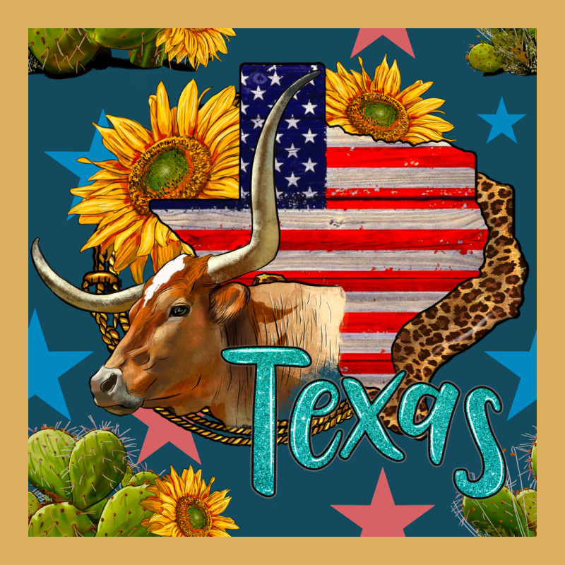 4th Of July Texas Map With Cow Seamless Pattern Premium Hoodie by BundleAndBundleShop | Teevron