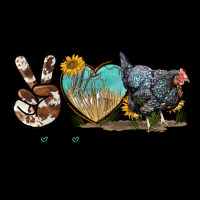 Peace Love Jersey Giant Chicken Urban Hoodie | Teevron