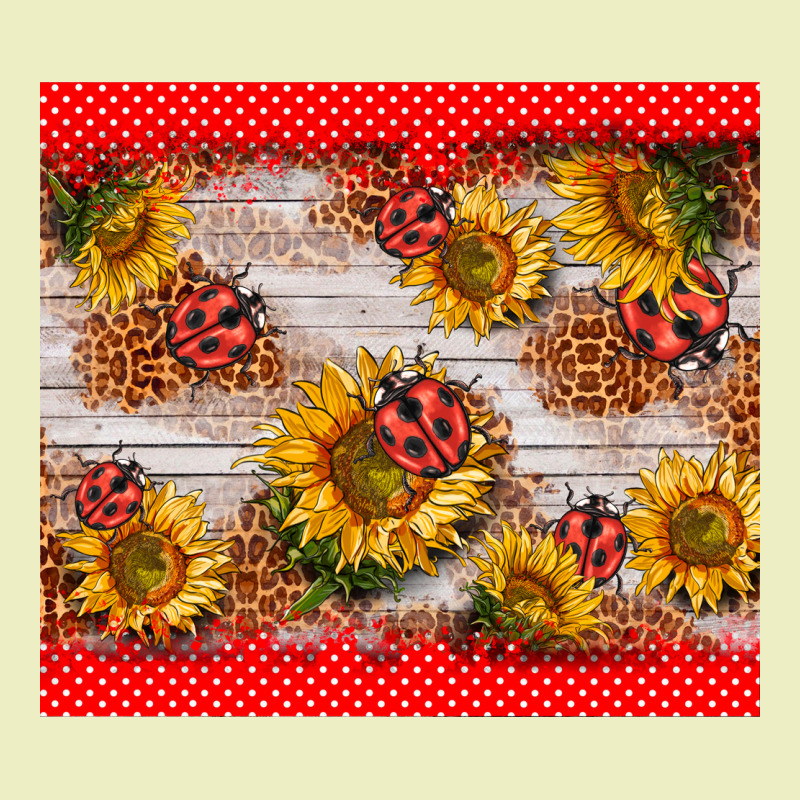 Ladybug Sunflower Urban Hoodie by BarkalooDesign | Teevron