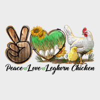Peace Love Leghorn Chicken Urban Hoodie | Teevron