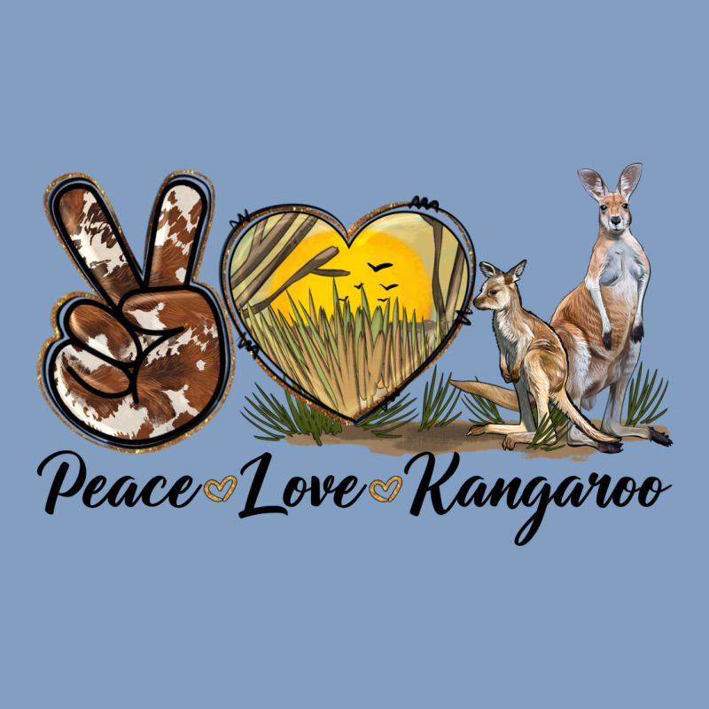 Peace Love Kangaroo Urban Hoodie by LillyAllenDesigns | Teevron
