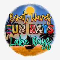 Boat Waves Sun Rays Lake Days Urban Hoodie | Teevron