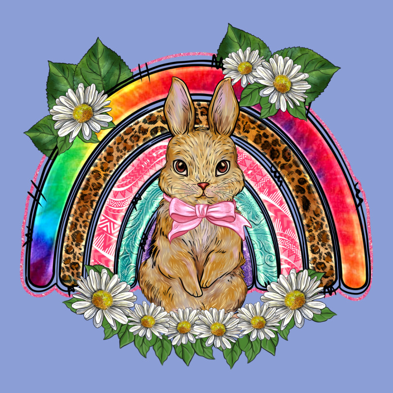 Easter Rabbit Rainbow Long Sleeve Tee by BarkalooDesign | Teevron