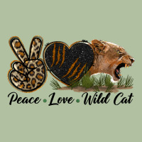 Peace Love Wild Cat Head Urban Hoodie | Teevron