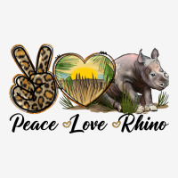 Peace Love Rhino Urban Hoodie | Teevron