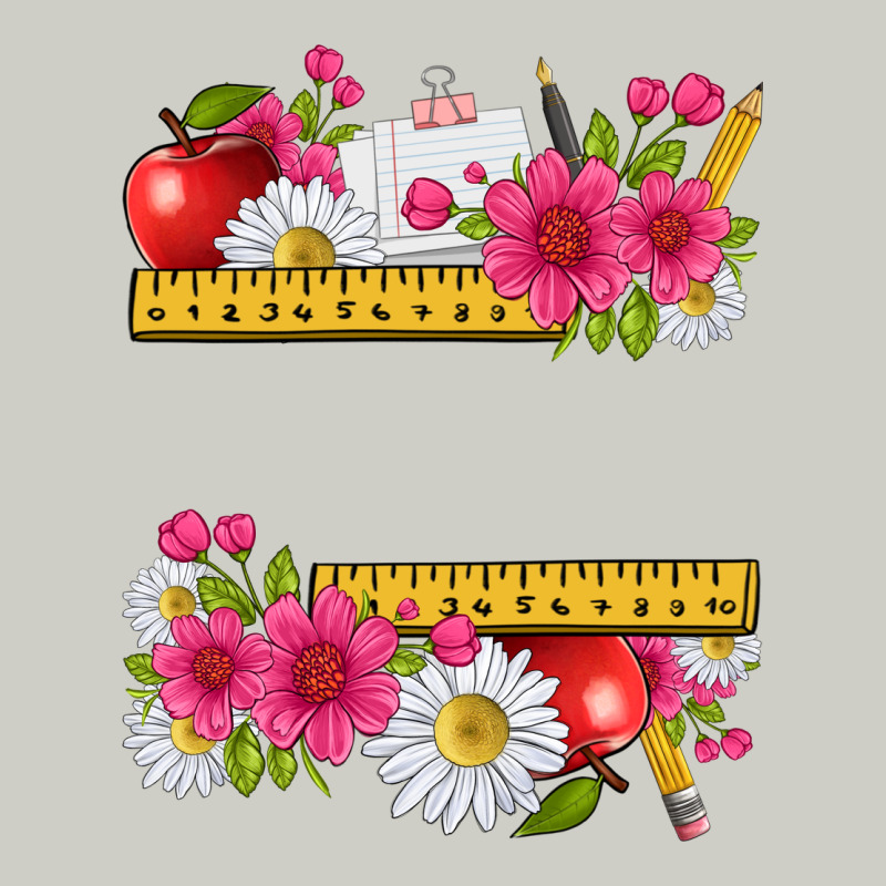Floral Teacher Heavyweight Hoodie by texasbilliewilder | Teevron