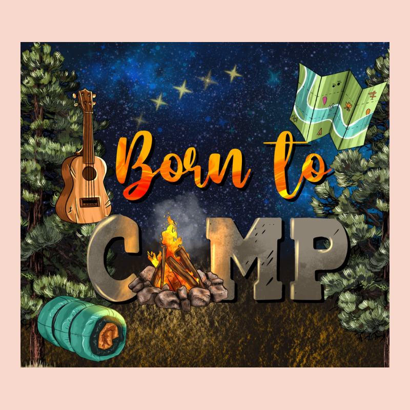 Born To Camp Urban Hoodie by NancyCooperArtShop | Teevron