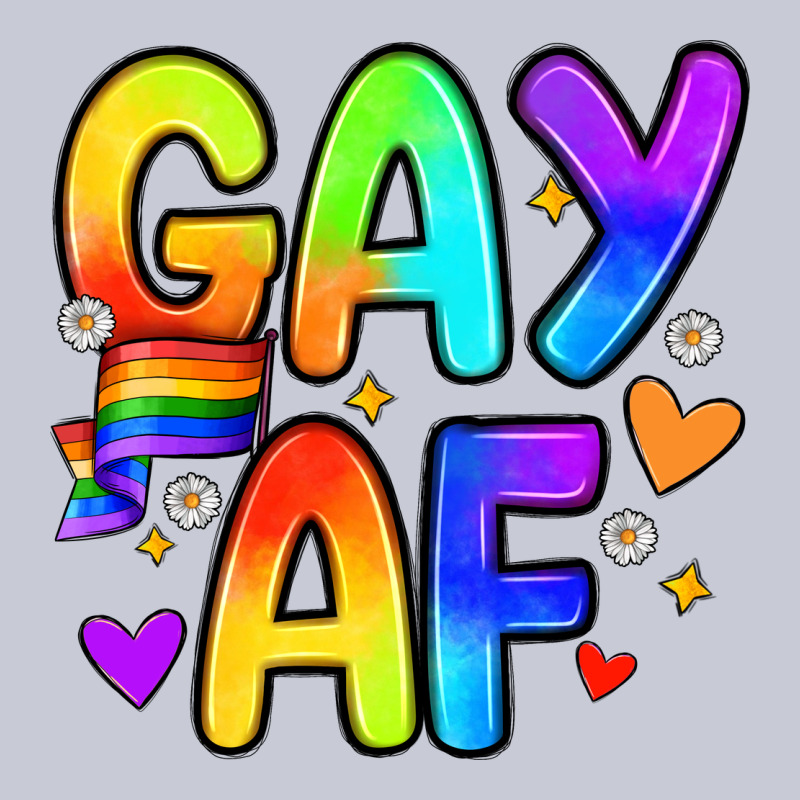 Gay Af Heavyweight Hoodie by Zillion Design Studio | Teevron