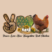 Peace Love New Hampshire Red Chicken Urban Hoodie | Teevron