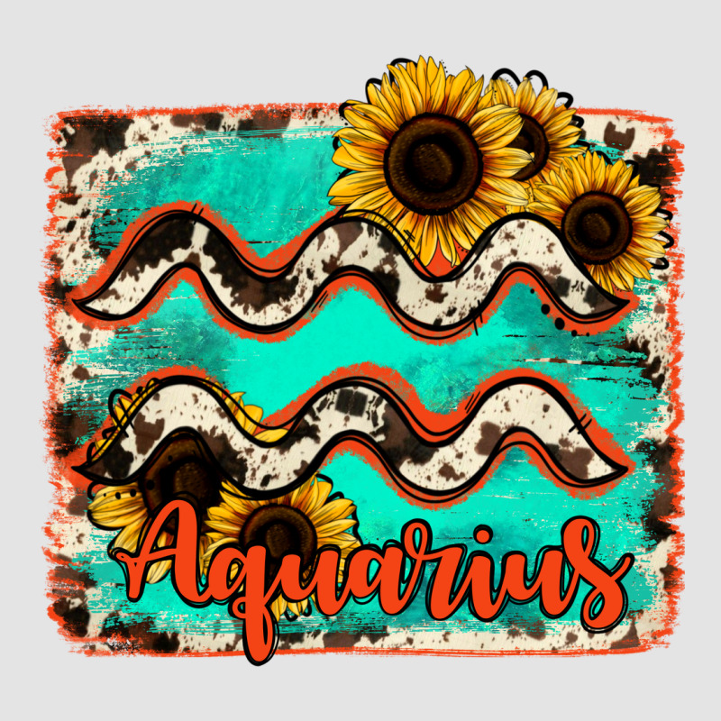 Aquarius Turquoise Cowhide Premium Sweatshirt by RanaPortraitStore | Teevron