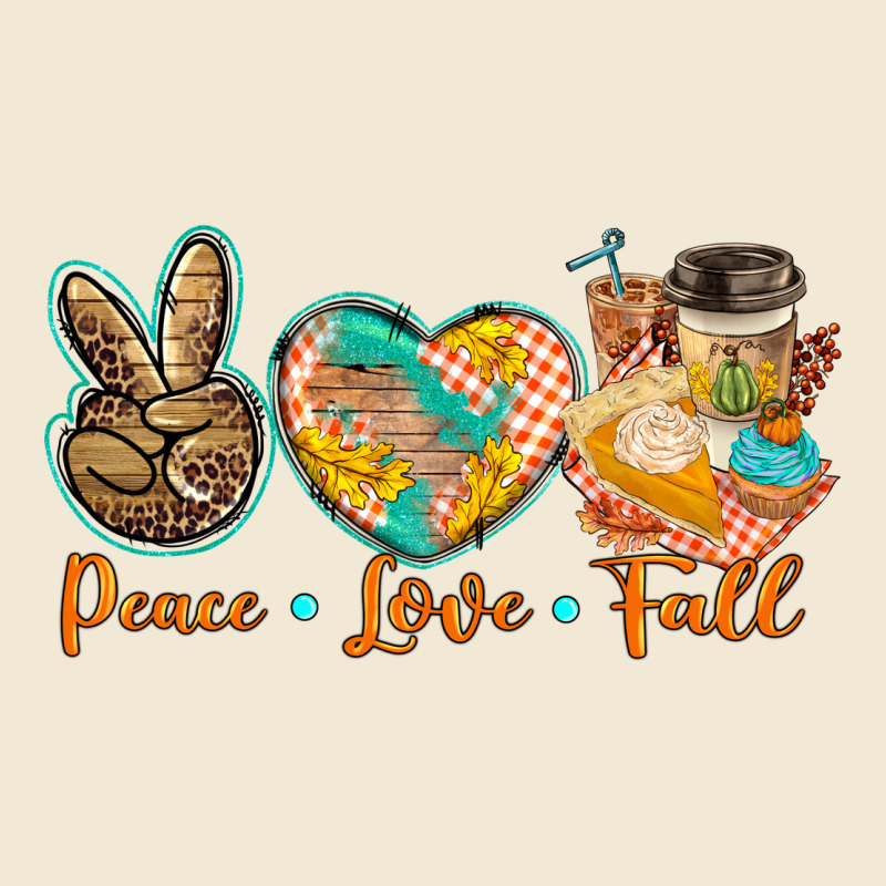 Peace Love Fall Ladies Tee by BarkalooDesign | Teevron