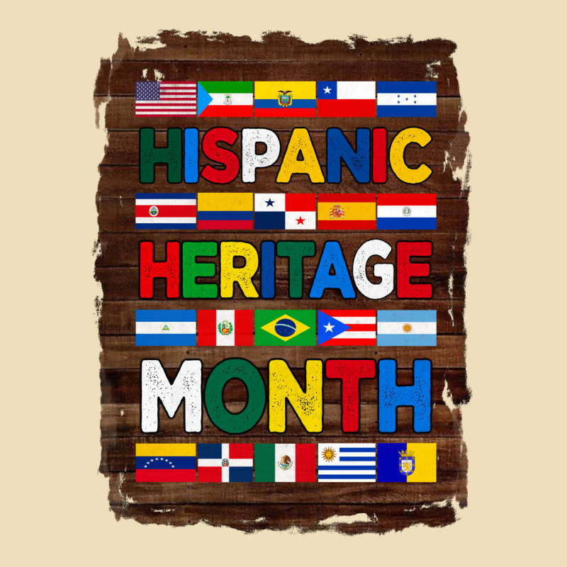 Hispanic Haritage Month Flags With Background Premium Hoodie by BundleAndBundleShop | Teevron