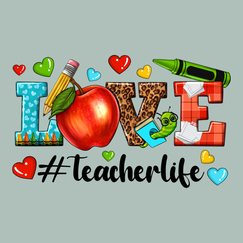 Love Teacher Life Heavyweight Hoodie by texasbilliewilder | Teevron