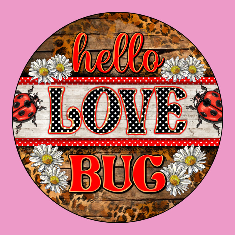 Hello Love Bug Ladybug Ornament Urban Hoodie by BarkalooDesign | Teevron