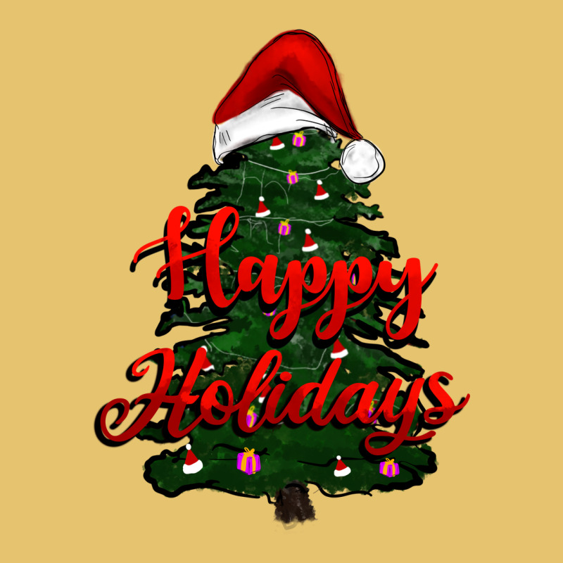Happy Holidays Christmas Tree Premium Sweatshirt by RanaPortraitStore | Teevron