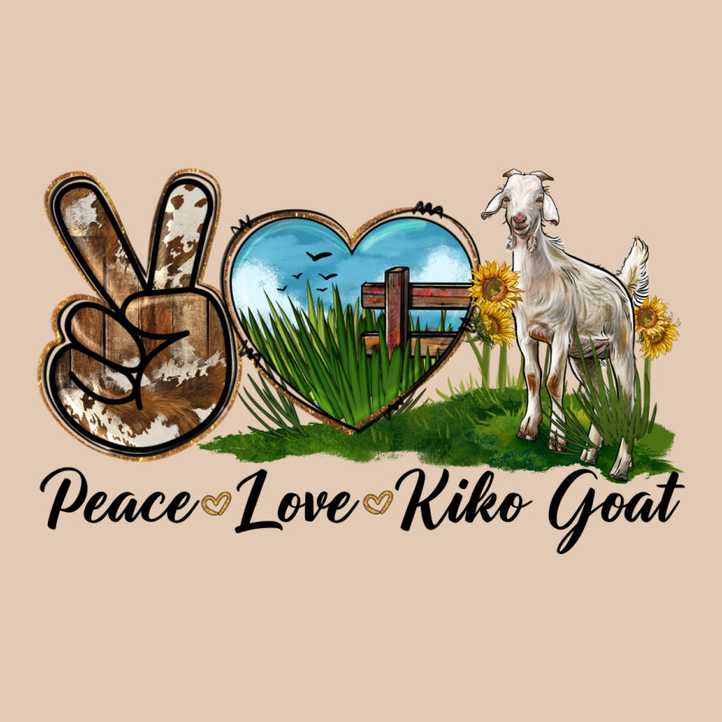 Peace Love Kiko Goat Urban Hoodie by LillyAllenDesigns | Teevron