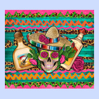 Mexican Tequila Skull Roses Cactus Sombrero Urban Heavy Tee | Teevron
