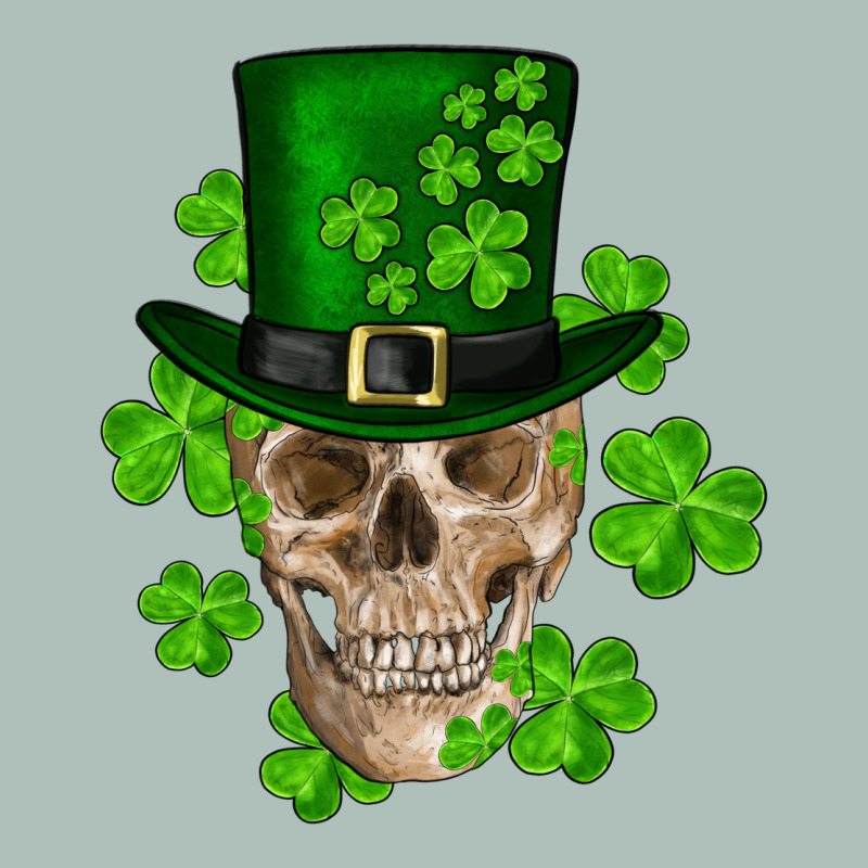 St. Patrick's Day Skull Heavyweight Hoodie by RanaPortraitStore | Teevron