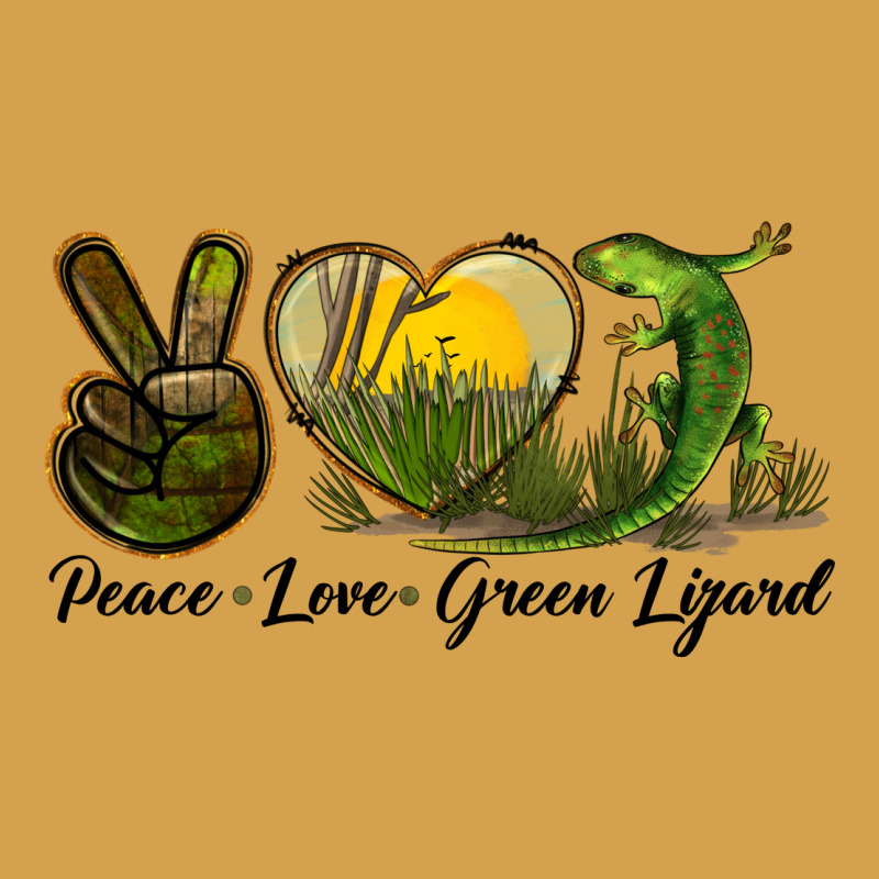 Peace Love Green Lizard Urban Hoodie by LillyAllenDesigns | Teevron