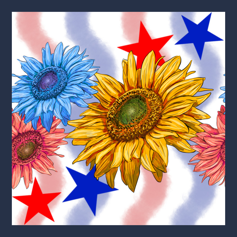 Patriotic Sunflowers Premium Hoodie by BundleAndBundleShop | Teevron