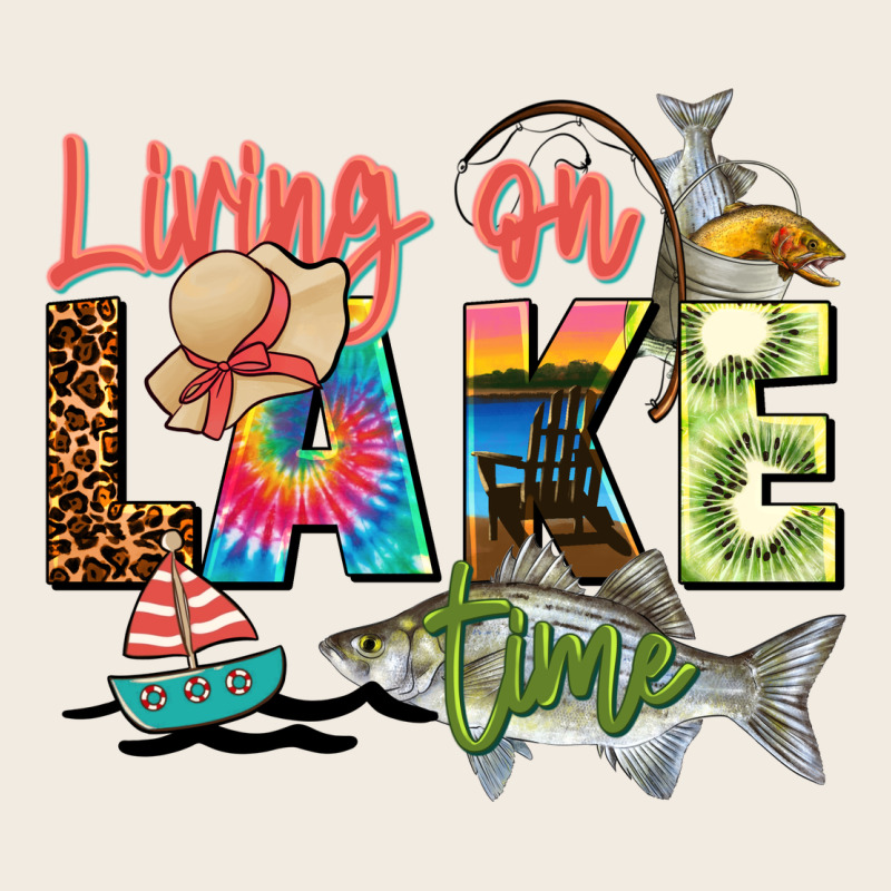 Living On Lake Time Premium Sweatshirt by Zillion Design Studio | Teevron