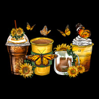 Butterfly Coffee Cups Premium Sweatshirt | Teevron