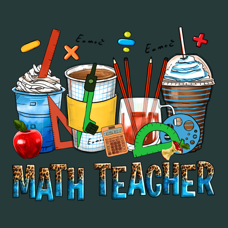 Math Teacher Coffee Cups Premium Sweatshirt by Zillion Design Studio | Teevron