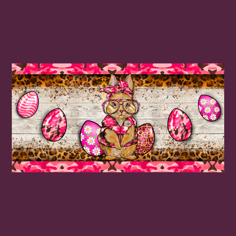 Pink Camouflage Egg Hunter Bunny   License Plate Urban Hoodie by BarkalooDesign | Teevron
